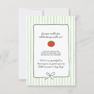 Little Tomato Thank You Card