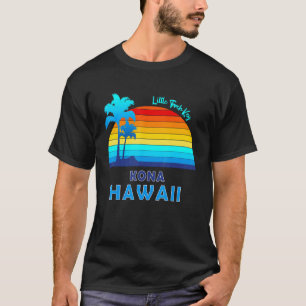 Little Torch Key Kona Hawaii Retro Tropical Beach T-Shirt