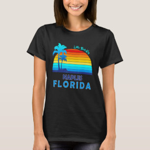 Little Torch Key Naples Florida Retro Tropical Bea T-Shirt