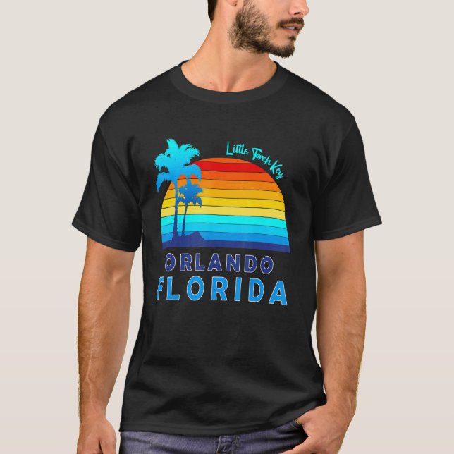Little Torch Key Orlando Florida Beach Tropical So T-Shirt (Front)