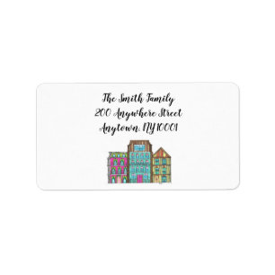 Little Town Address Label