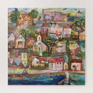 Little town on a Saturday Puzzle