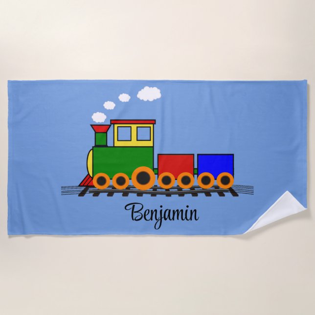 Little Train Beach Towel (Front)