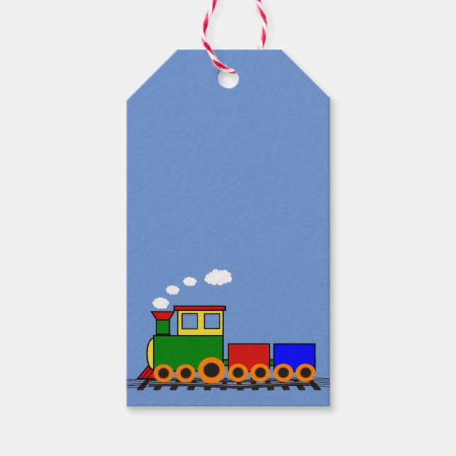 Little Train Design Gift Tag (Front)