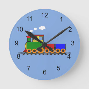 Little Train Design Wall Clock
