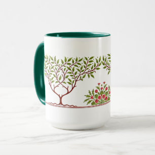 Little Tree Frieze for William Morris Mug