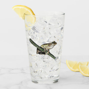 Little Tree Frog Oil Paint, Beer Glass