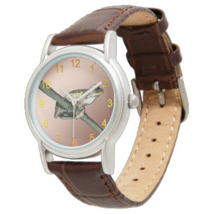 Little Tree Frog Oil Paint, Ladies Wristwatch