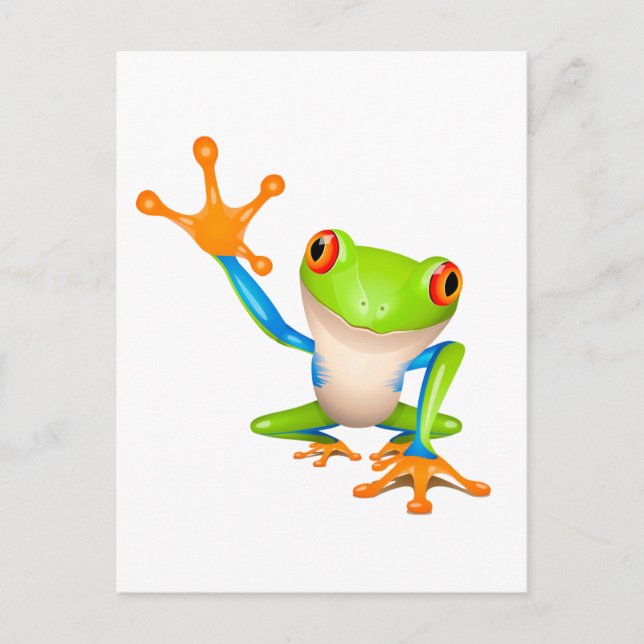 Little tree frog postcard (Front)