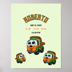 Little trucks poster