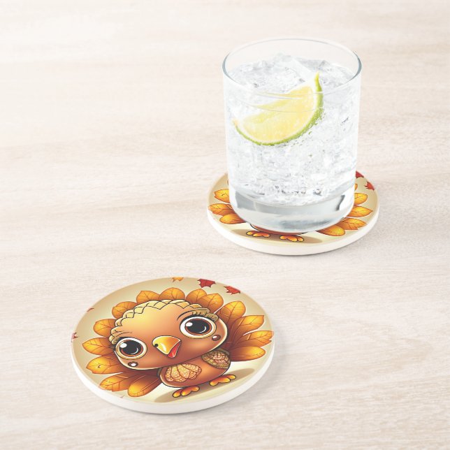 Little Turkey 3 Coaster (Side)