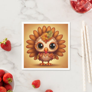 Little Turkey 4 Napkin