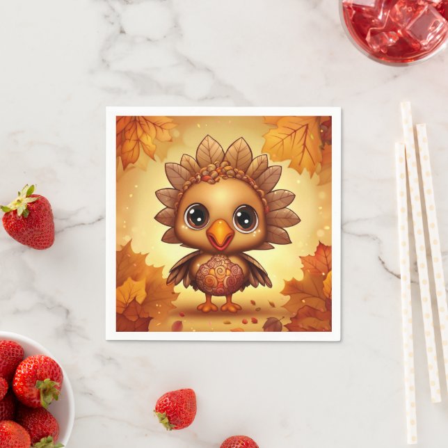 Little Turkey 5 Napkin (Insitu)