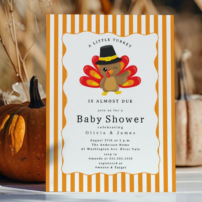 Little Turkey Baby Shower  Invitation (Creator Uploaded)