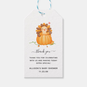 Little Turkey   Baby Shower Thank You Gift Tags