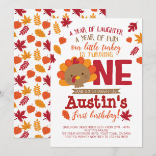Little Turkey Invitation