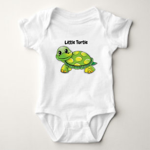 Little turtle baby bodysuit