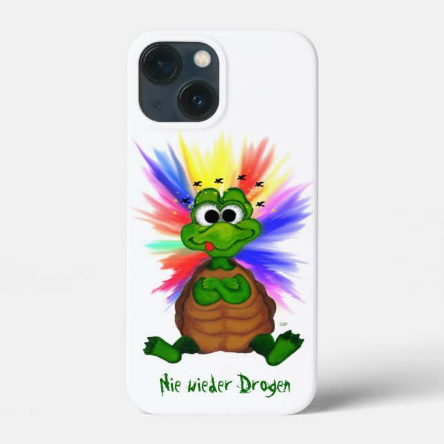 Little Turtle , Never more Drugs ! Case-Mate iPhone Case (Back)