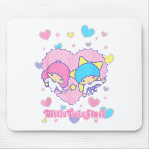 Little Twin Stars Retro Logo Valentine Tee  Mouse Mat