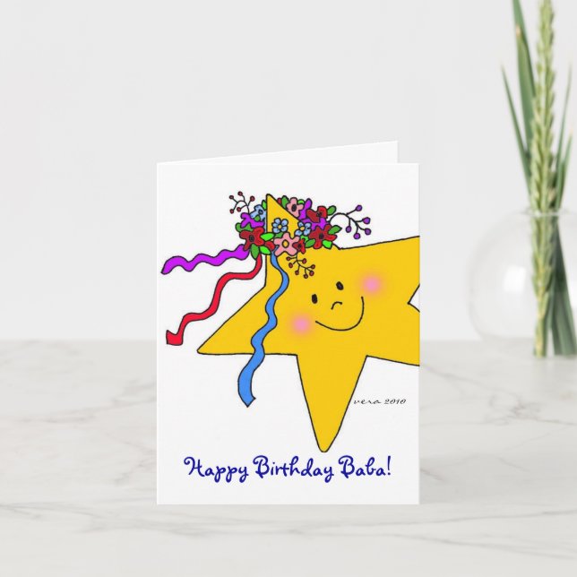 Little Ukrainian Superstar Card (Front)