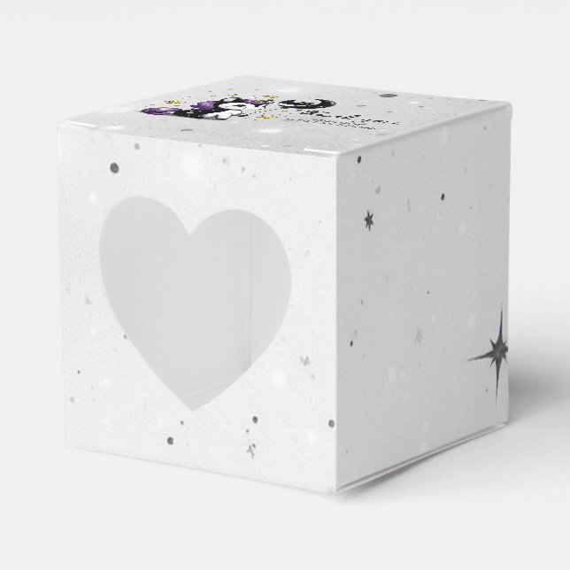 Little Unicorn Baby Shower Favour Box (Front Side)