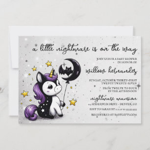 Little Unicorn Baby Shower Invitation