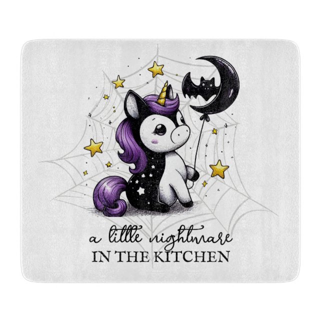Little Unicorn Cutting Board (Front)