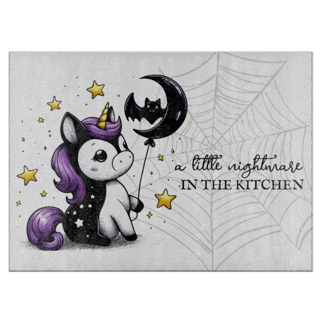 Little Unicorn Cutting Board (Front)