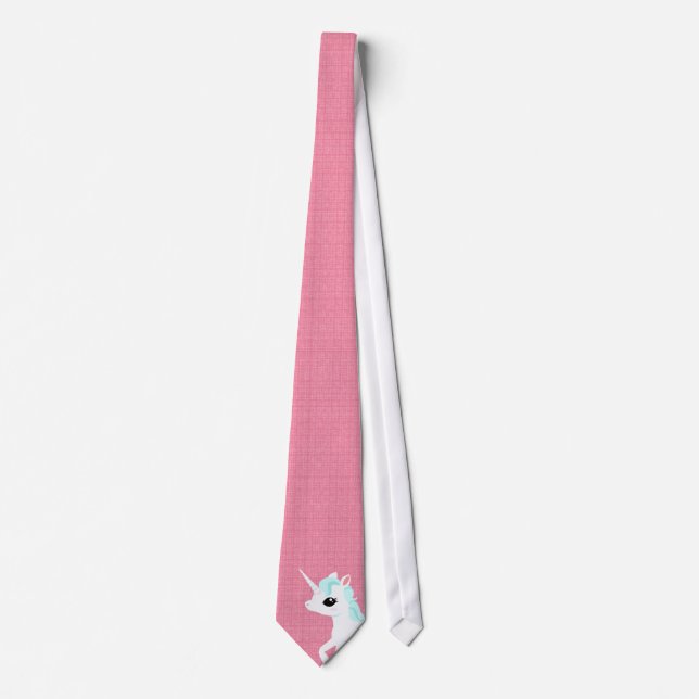 Little Unicorn with blue mane tie (Front)