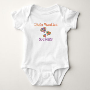 Little Vacation Souvenir Baby Bodysuit
