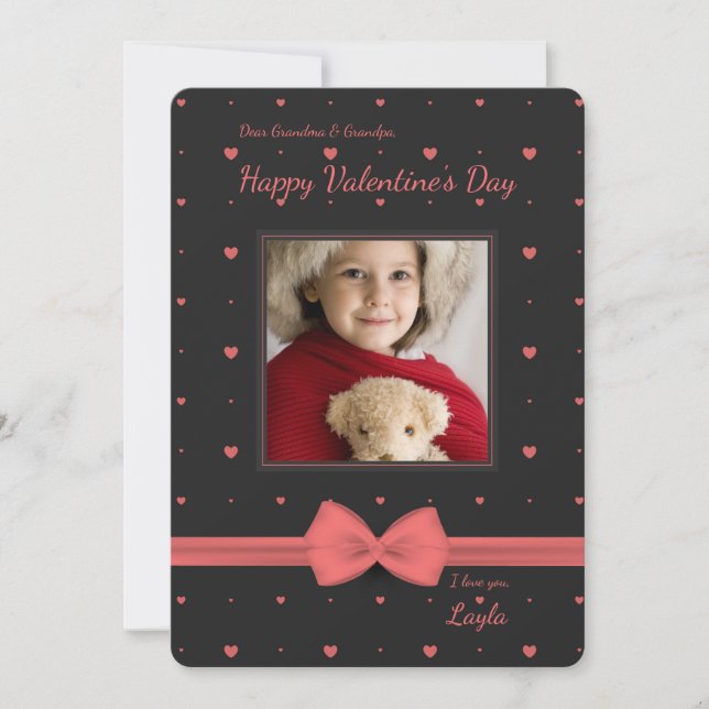 Little Valentine Photo Card (Front)