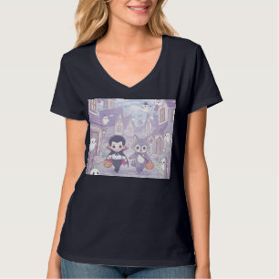 Little Vampire and Werewolf Trick-or-Treat T-Shirt