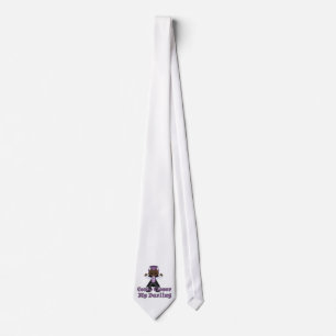 Little Vampire Come Closer Darling Halloween Tie