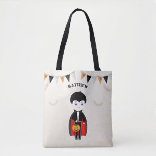 Little Vampire Halloween Party Tote Bag