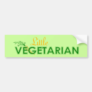 Little Vegetarian Bumper Sticker