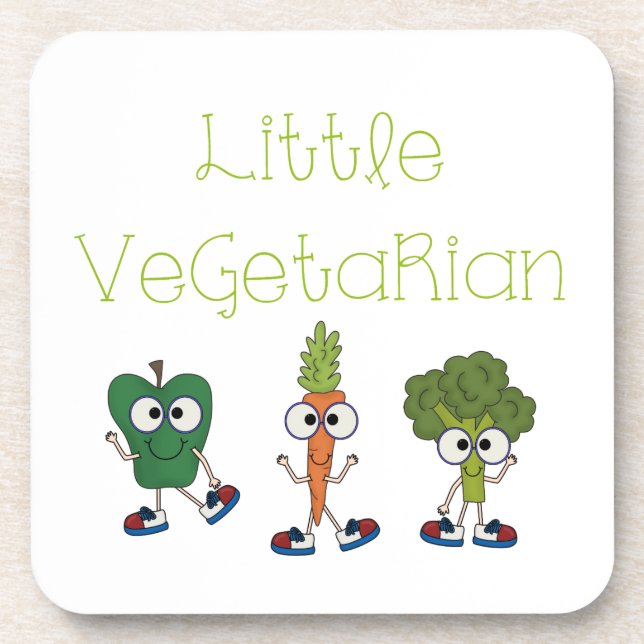 Little Vegetarian Coaster (Front)