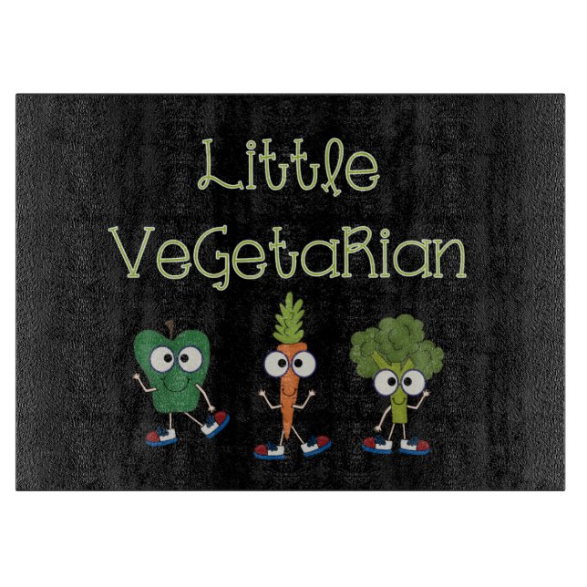 Little Vegetarian Cutting Board (Front)