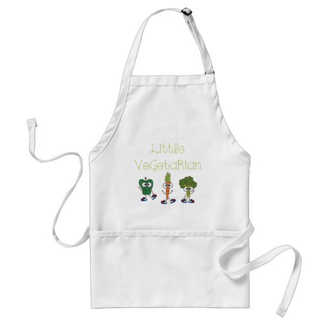 Little Vegetarian Standard Apron (Front)