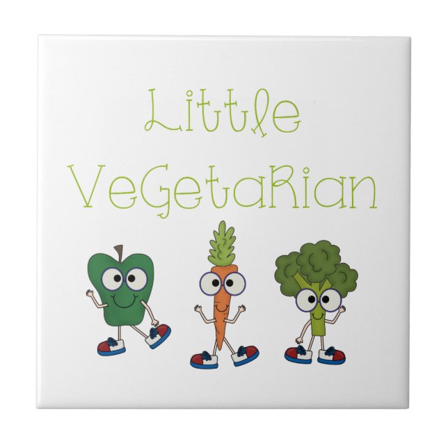 Little Vegetarian Tile (Front)