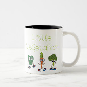 Little Vegetarian Two-Tone Coffee Mug