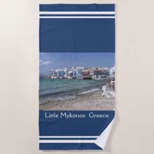 Little Venice, Greece Beach Towel