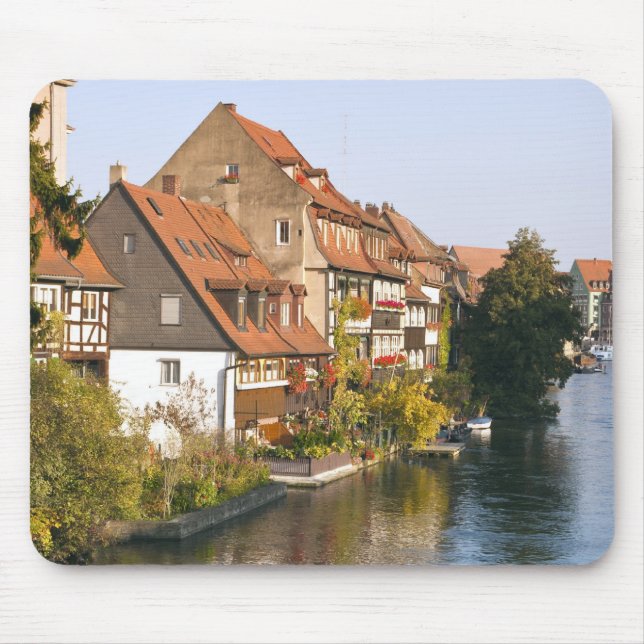 Little Venice (Klein Venedig) and River Regnitz Mouse Mat (Front)