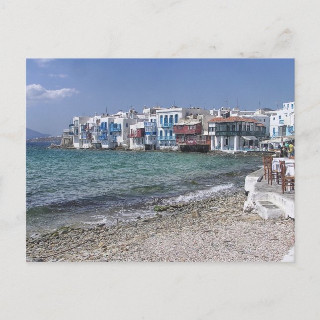 Little Venice Mykonos Postcard (Front)