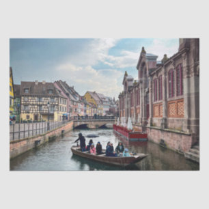 Little Venice River Boat Tissue Paper