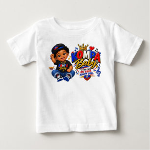 Little Vibes Kompa Baby Haitian Kids T-Shirt