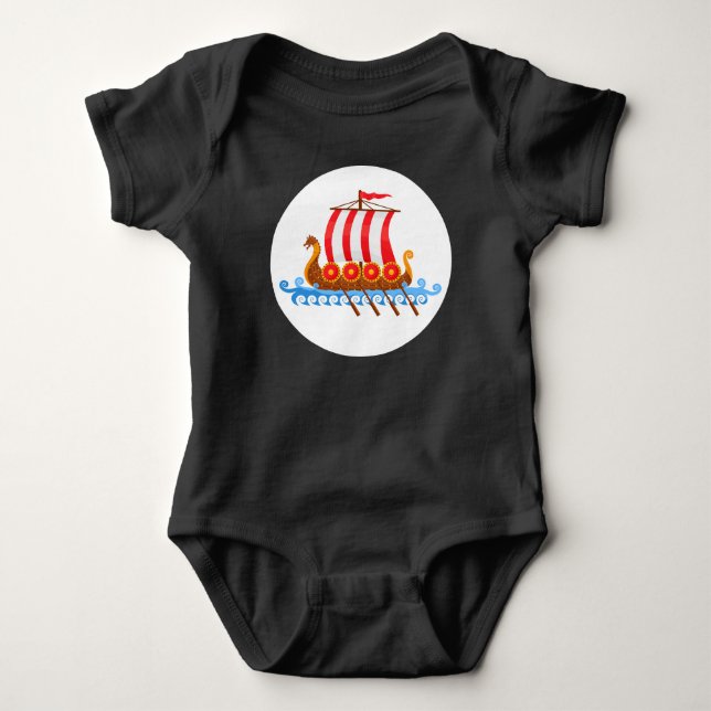 Little Viking Baby Bodysuit (Front)