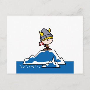 Little Viking Boy Postcard