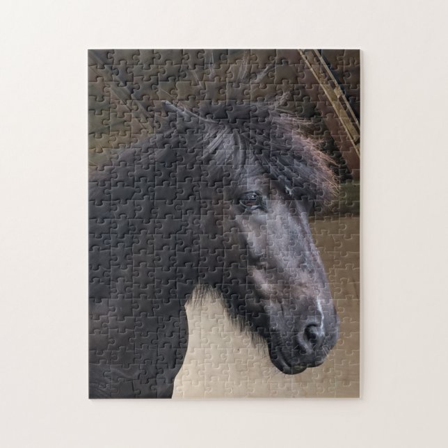 Little Viking Horse Noble Head Jigsaw Puzzle (Vertical)