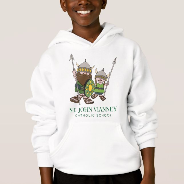 Little Vikings Boys' Pullover Hoodie (Front)