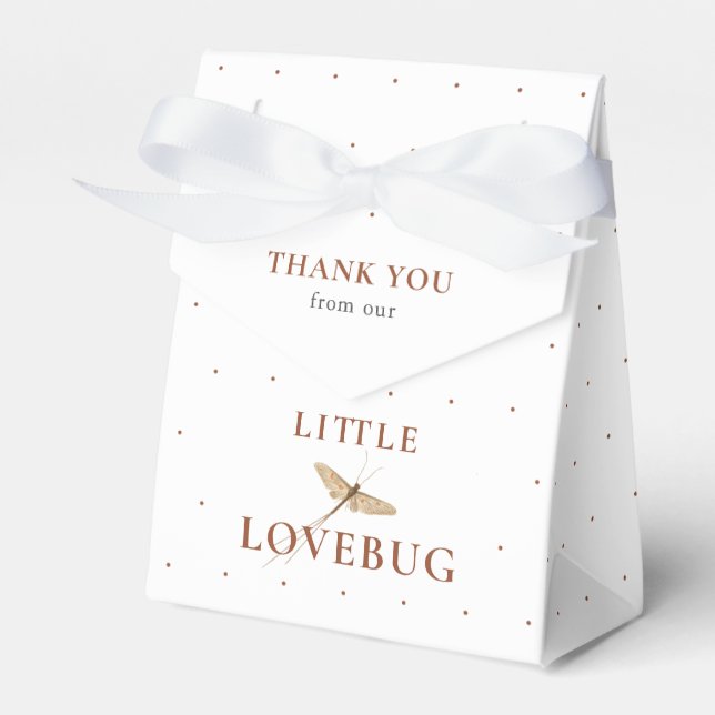 Little Vintage Lovebug Favour Box (Front Side)
